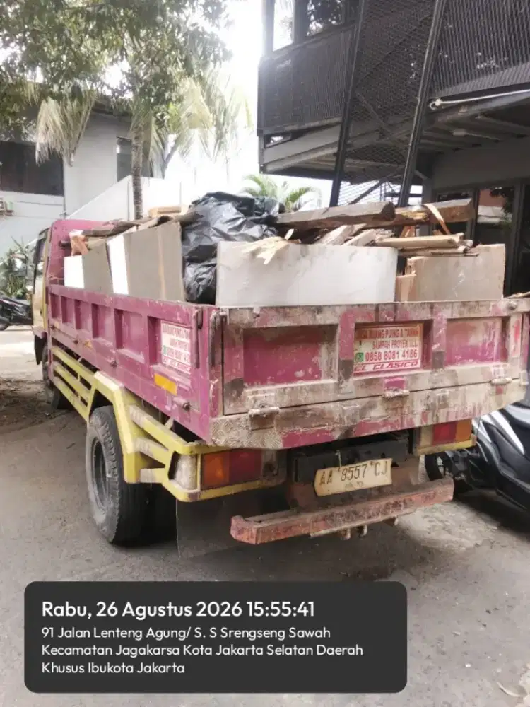 jasa buang puing murah