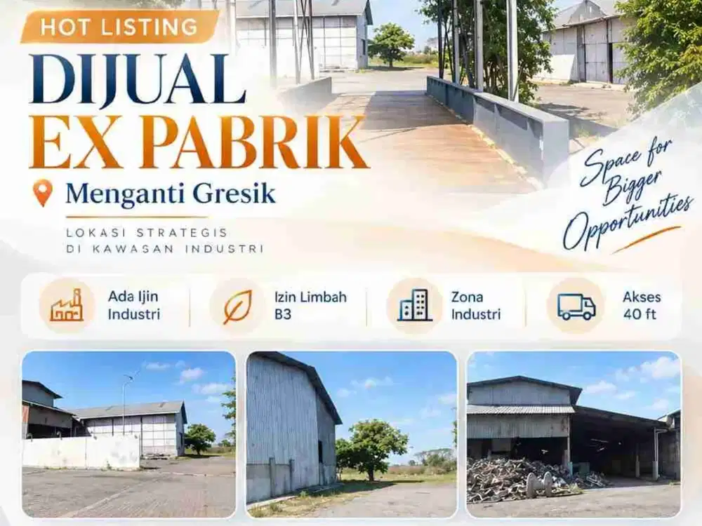 DI JUAL EX PABRIK BRIKET DI 
KEPATIHAN, MENGANTI - GRESIK
