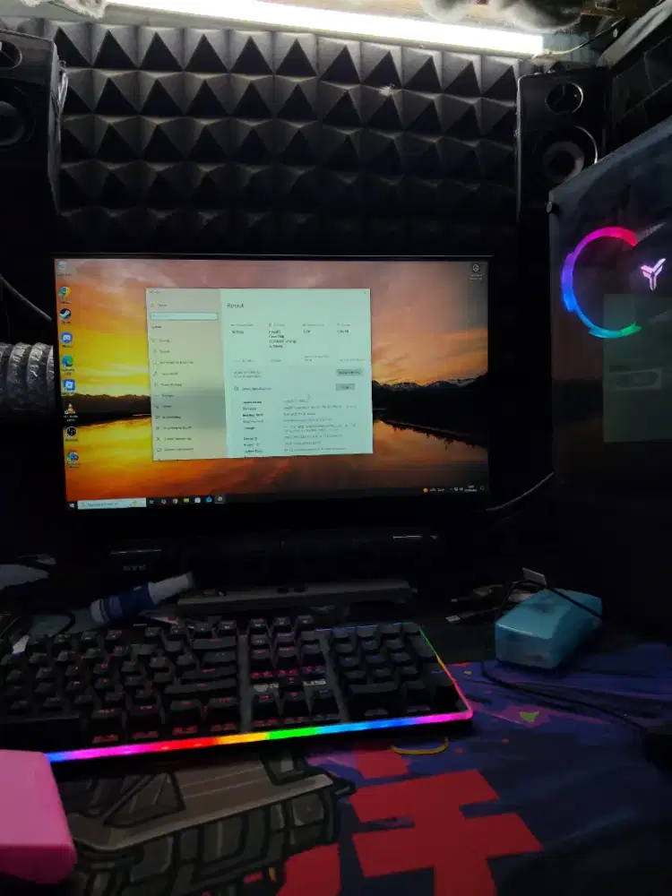 PC gaming full set i3gen10, gtx 1660ti