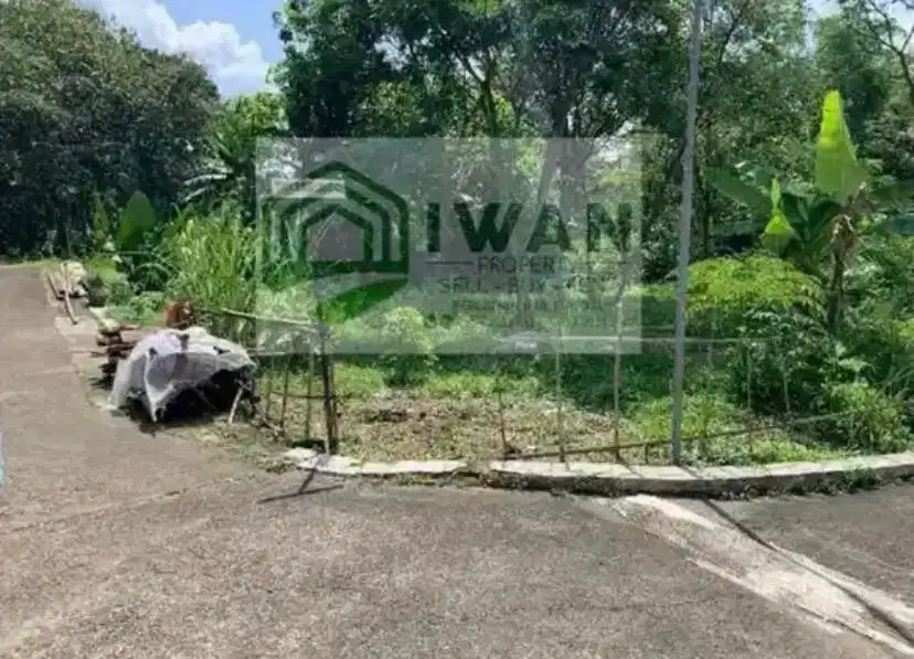 Tanah Pekarangan Murah & Strategis Hadap 2 Jalan