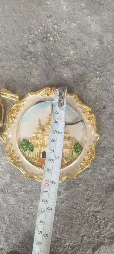 3pc pajanga antik luar yang 1 pajangan paris bahan logam