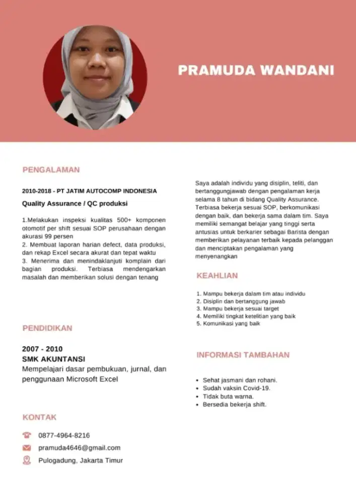 Freelance pulogadung