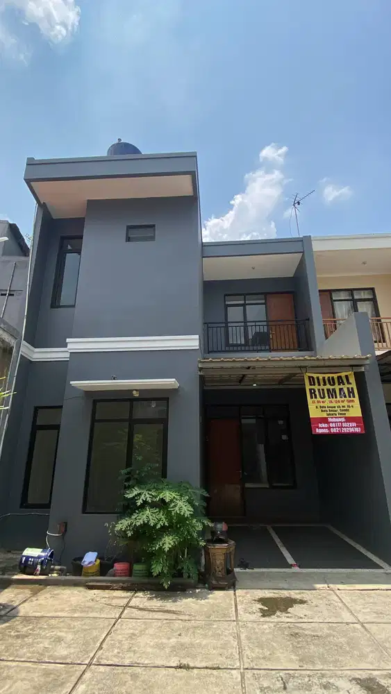 DIJUAL RUMAH DALAM CLUSTER, SHM BATU AMPAR, CONDET - JAKARTA TIMUR