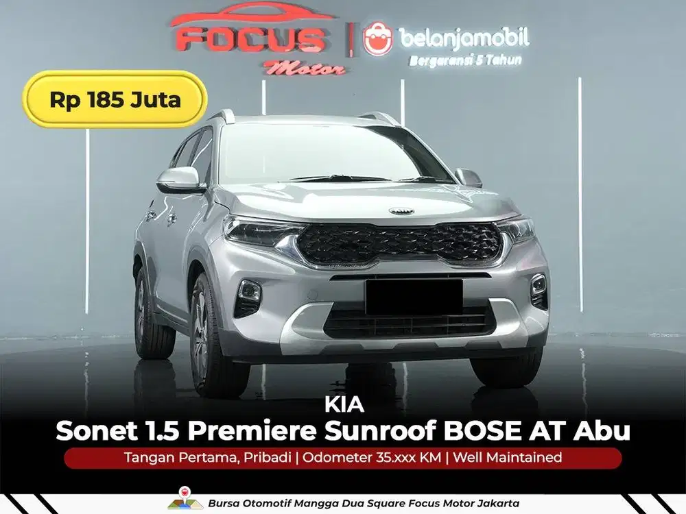 [ KM LOW ] KIA Sonet 1.5 Premiere Sunroof BOSE AT 2020/2021/2022