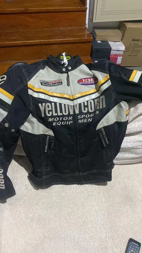 Jaket Motor Yellow Corn