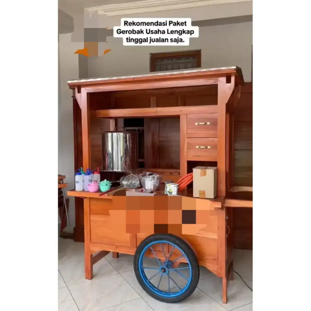 Gerobak mie tinggal dagang aja