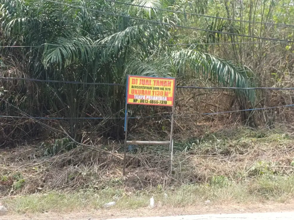 Dijual Tanah di dekat seputaran bandara warukin Tanjung Tabalong