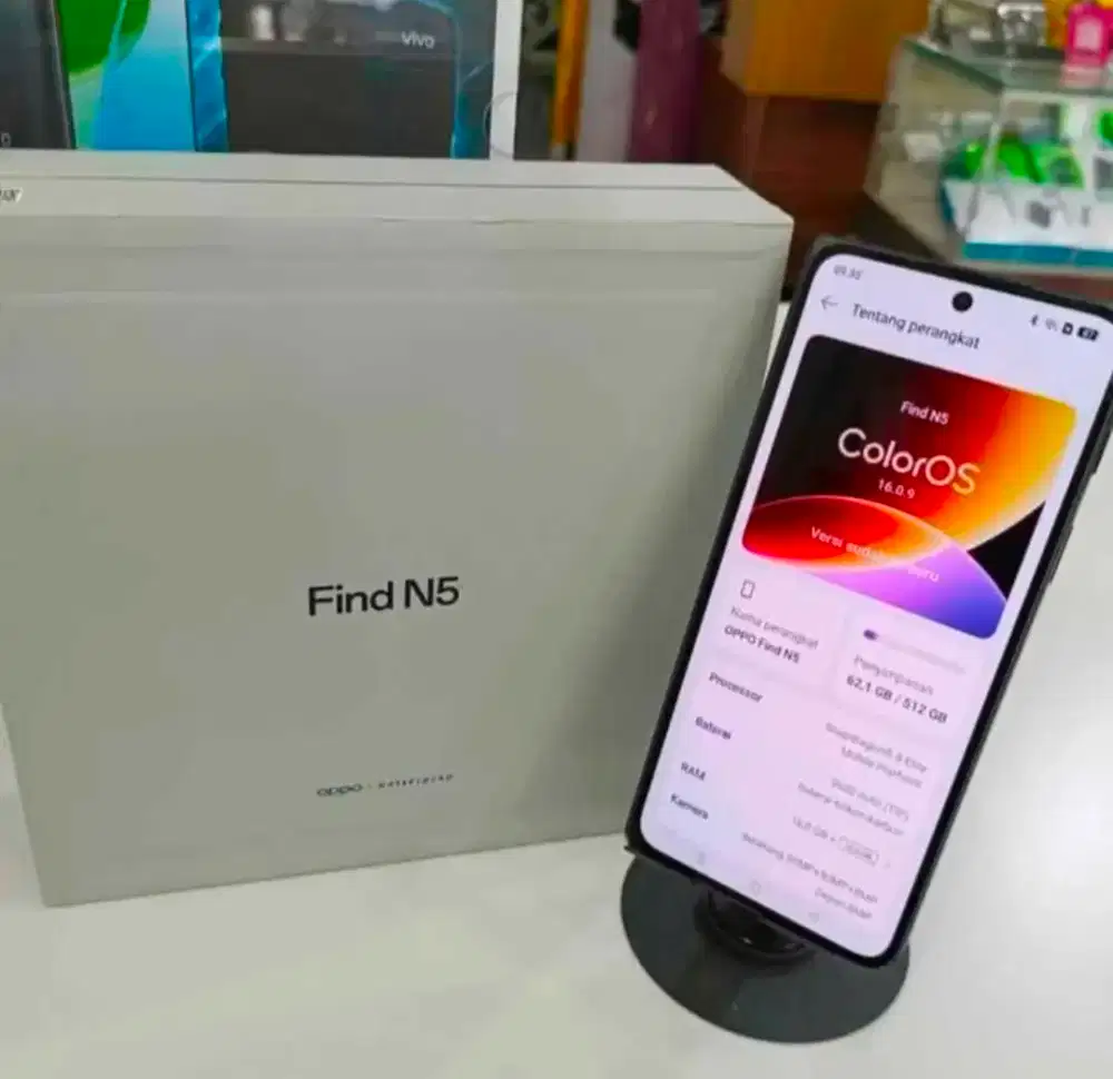 oppo Find N5 ,16/512,,satu satu nya hap3 lipat ter tipis,fulset