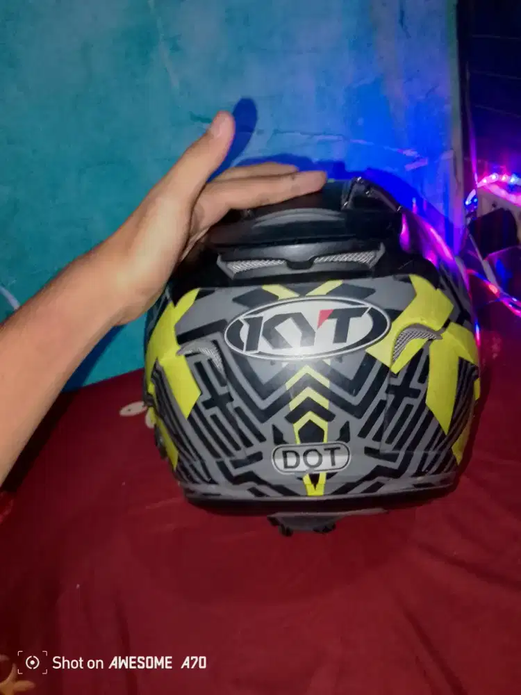 helm kyt double visor