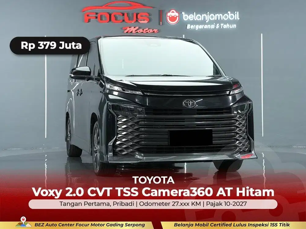 [ GARANSI 5TH ] Toyota Voxy 2.0 CVT TSS Camera360 AT 2022/2023/2024