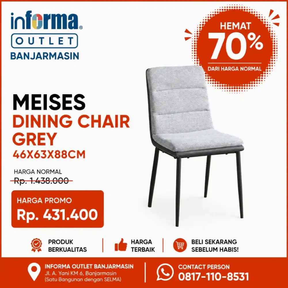 informa kursi makan
