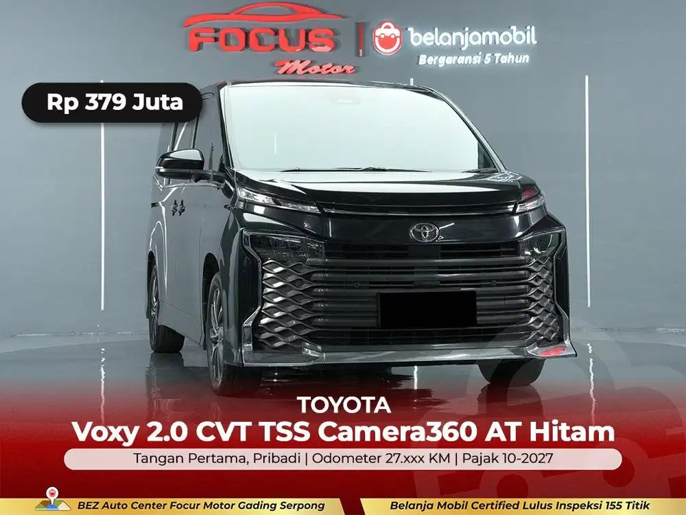 [ GARANSI 5TH ] Toyota Voxy 2.0 CVT TSS Camera360 AT 2022/2023/2024