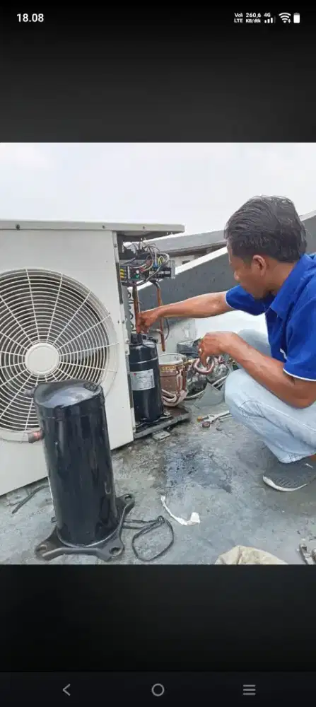 Servis AC kulkas mesin cuci kompa air dll