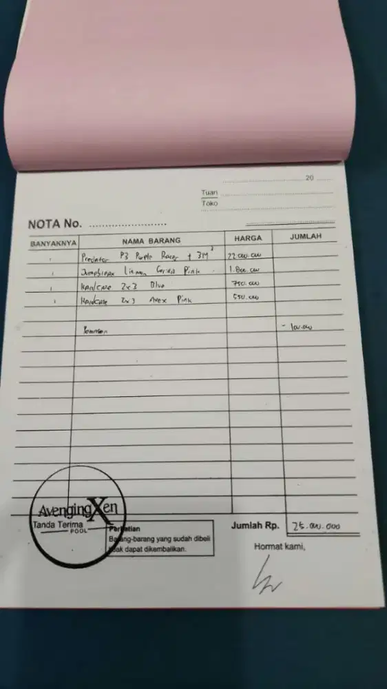 BiLiar pemakaian wanita..