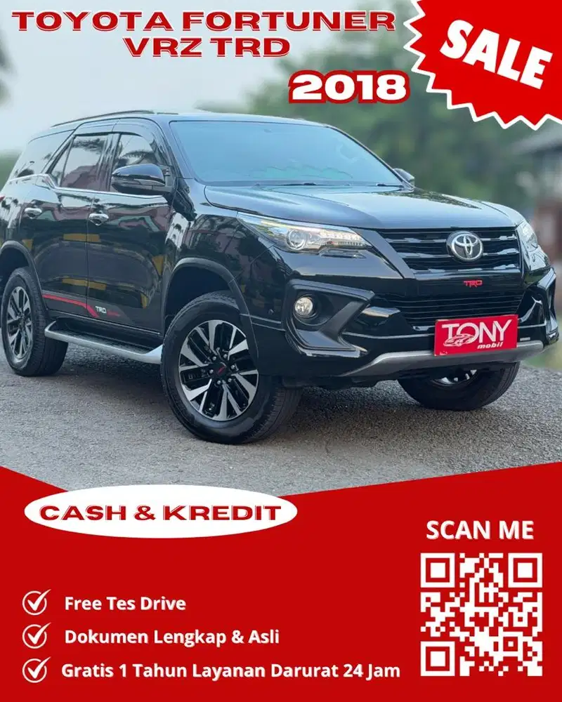 Toyota Fortuner VRZ TRD 2018 Hitam