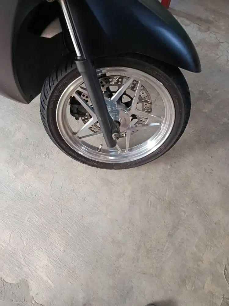 Dijual Velg Sepasang VND Original Model Bintang CNC Ring 14 Chrome