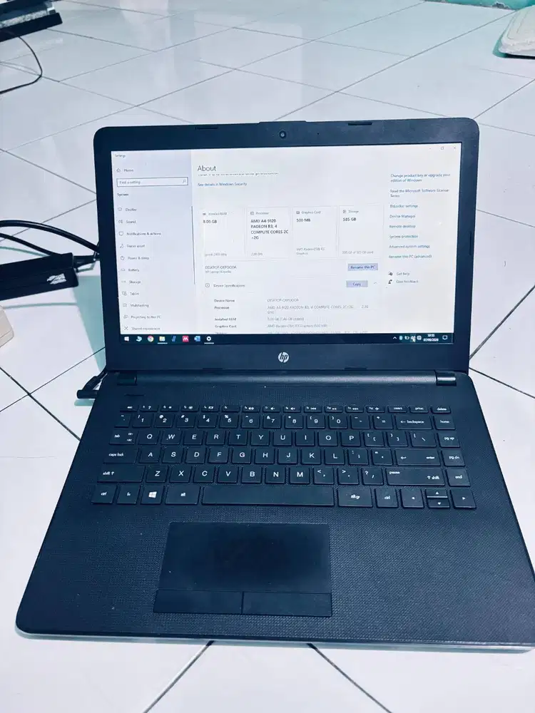 Laptop HP 14-bw0xx Murah pemakaian pribadi, Sudah Upgrade