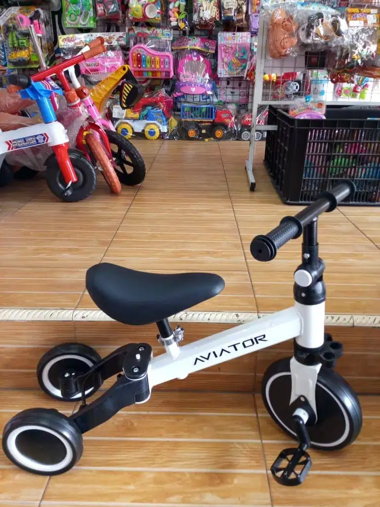 mainan anak sepeda aviator 3in1