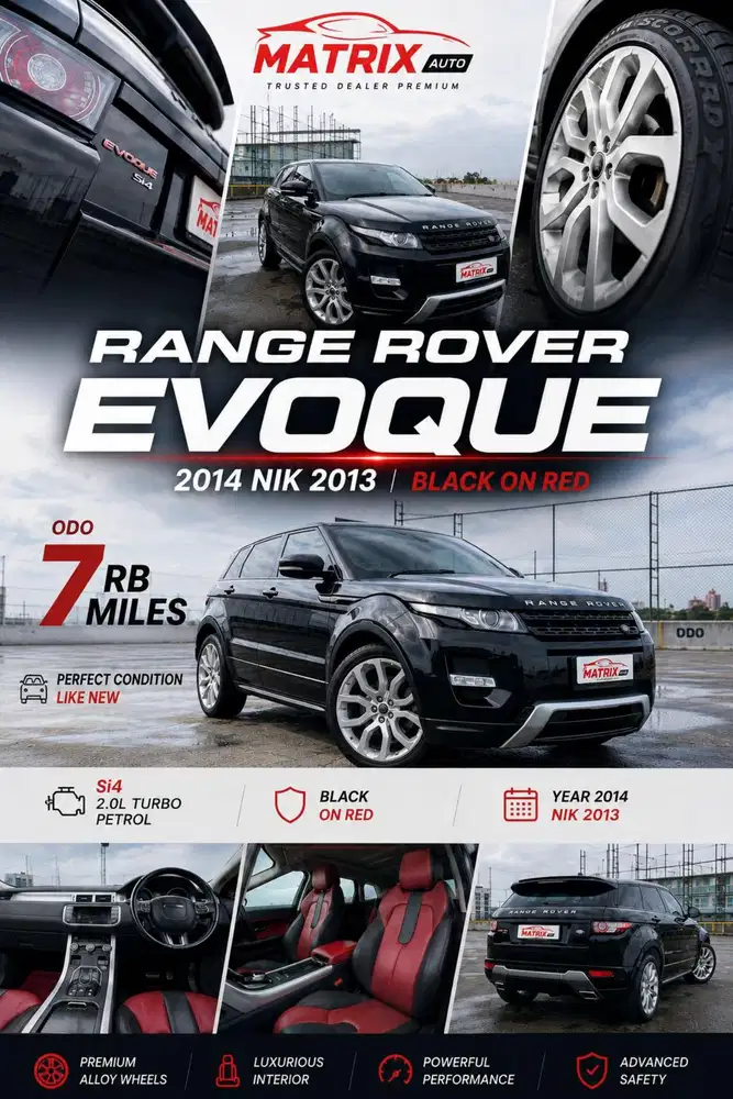Range Rover Evoque AT Matic 2014 nik 2013