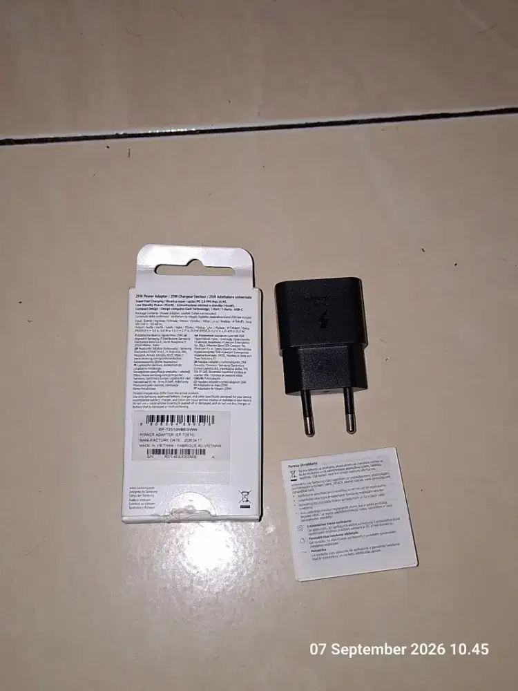 Kepala Charger Samsung 25 Watt Ori Type C to Type C
