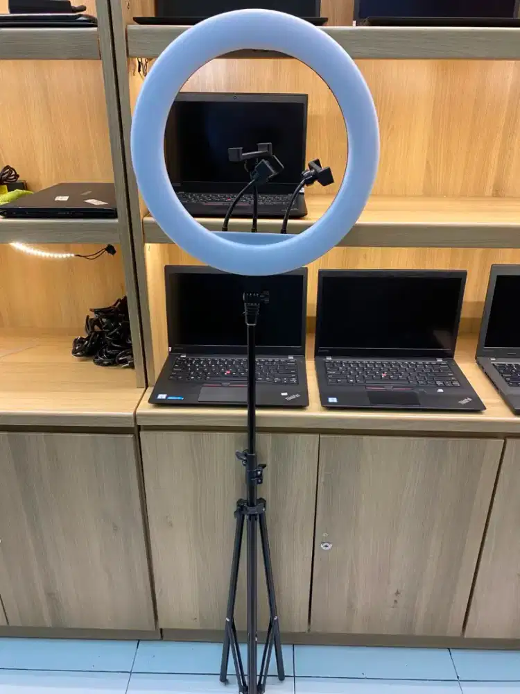 Dijual Ring Light LED Premium - Terang Stabil & Mudah dibawa
