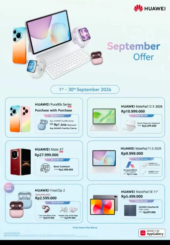 Kredit tablet huwaei