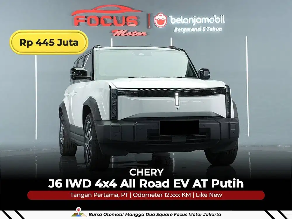 [ 4x4 - KM LOW ] Chery J6 J 6 IWD All Road EV AT 2023/2024/2025