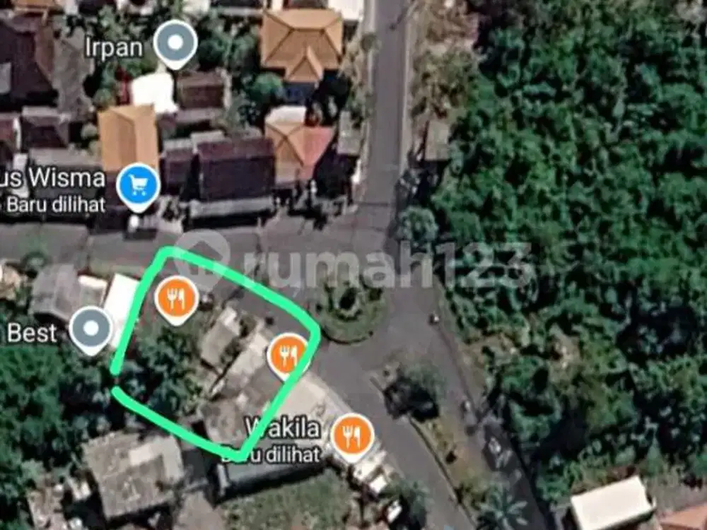 Dijual Cepat Tanah Hook Premium Perempatan Jalan di Benoa