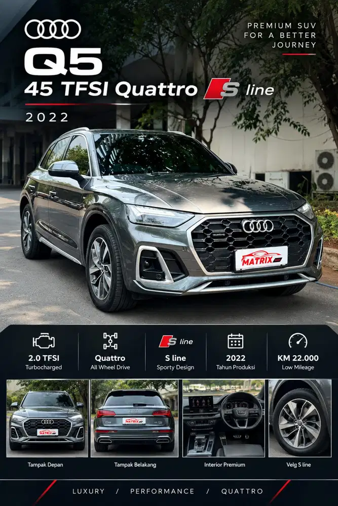 Audi Q5 45 TFSI Quattro S line 2022 AT Matic