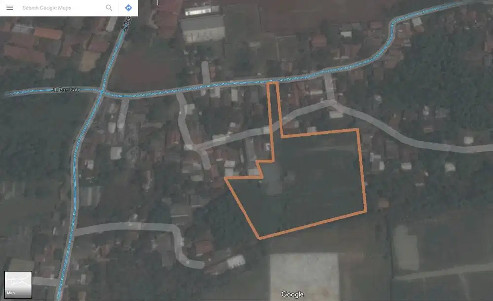 Jual tanah SHM Wanaherang Gunung putri ada IMB pabrik, tanpa perantara