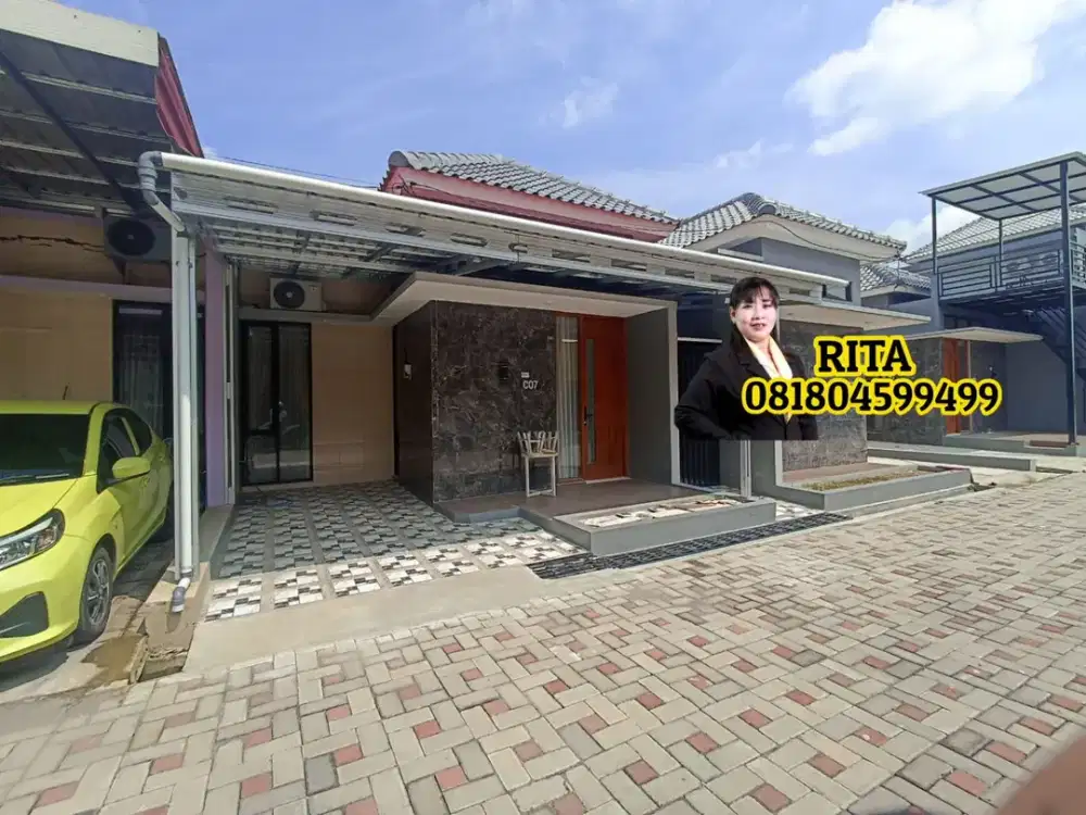 Disewakan Rumah Baru Semi Furnish Cluster Dekat Pasar Kliwon Solo