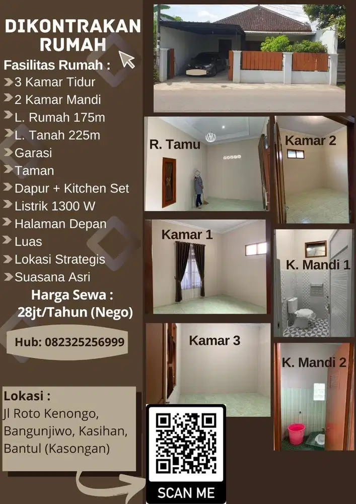 Rumah kontrakan bantul