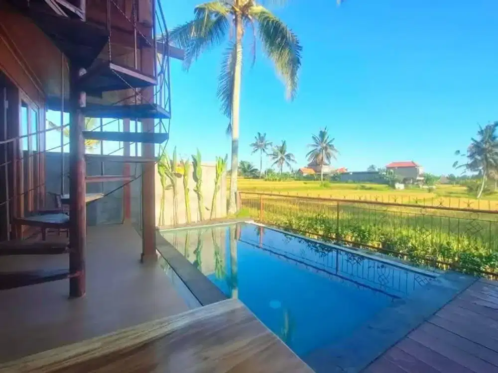 VILA JOGLO ESTETIK VIEW SAWAH PEJENG DEKAT UBUD