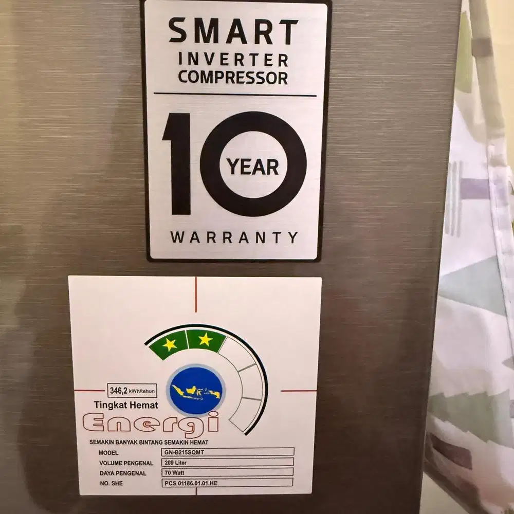 KULKAS LG 2 PINTU GN-B215SQMT SMART INVERTER