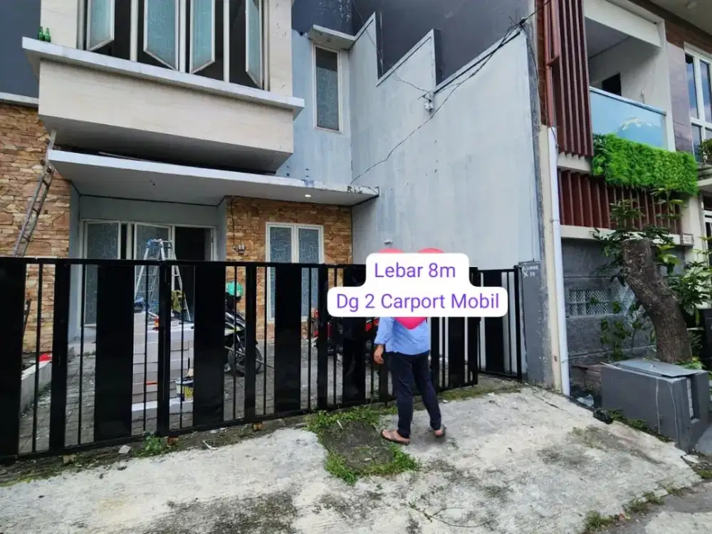 Rumah 2 Lantai Karah Agung Ketintang Dekat Jawapos