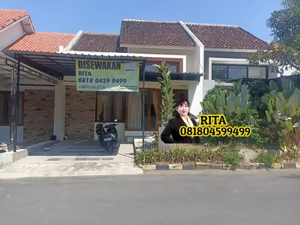 Disewakan Rumah Cluster Colomadu Dekat Ums Solo Ada AC