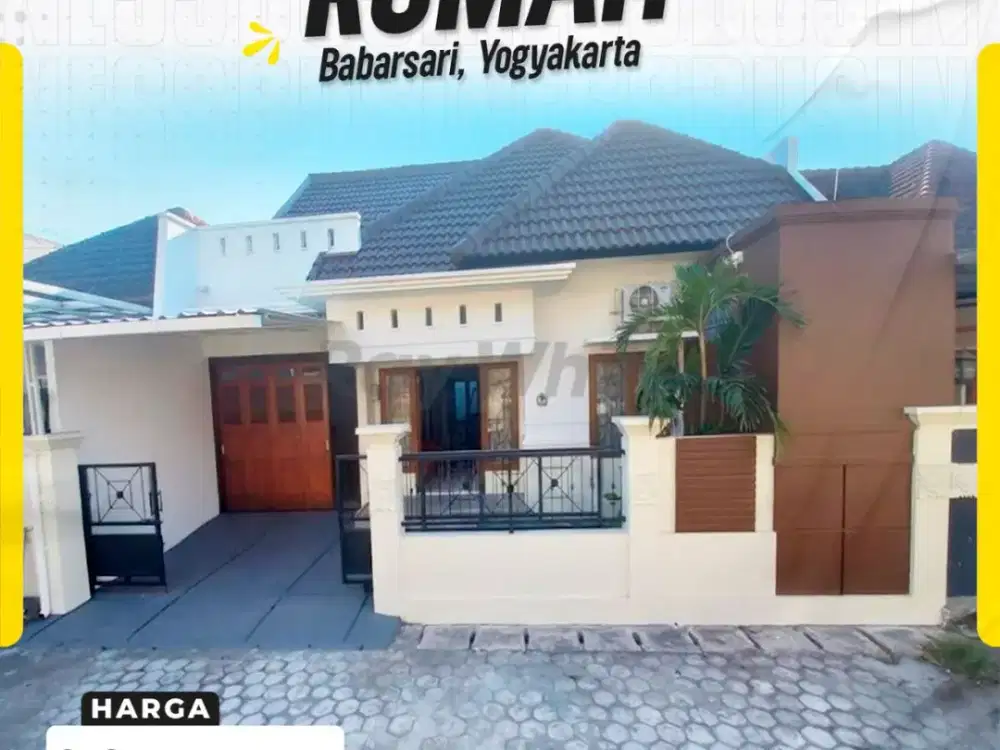 DIJUAL RUMAH MINIMALIS MEWAH STRATEGIS DI BABARSARI, YOGYAKARTA