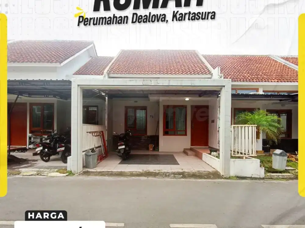 Disewakan Rumah Dealova Murah Cluster dekat UMS Solo