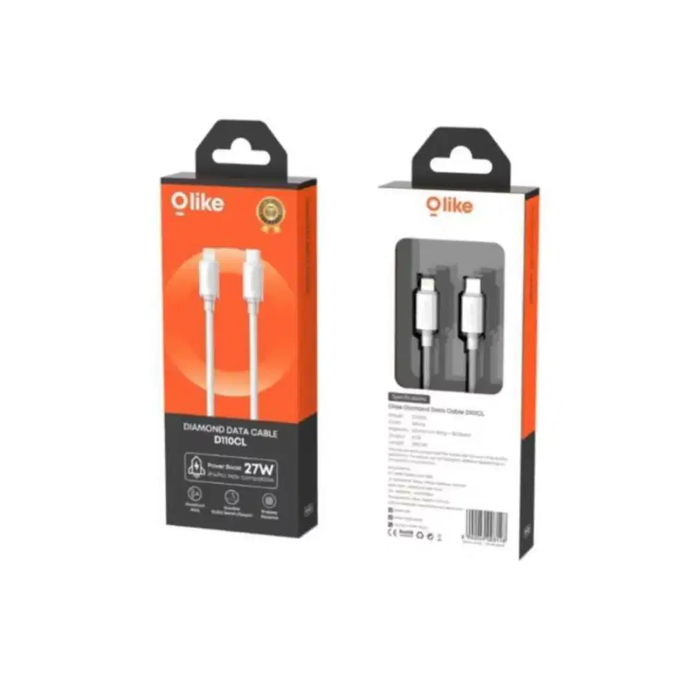 Olike D110CL Diamond Kabel Data Charger USB TYPE C To Lightning