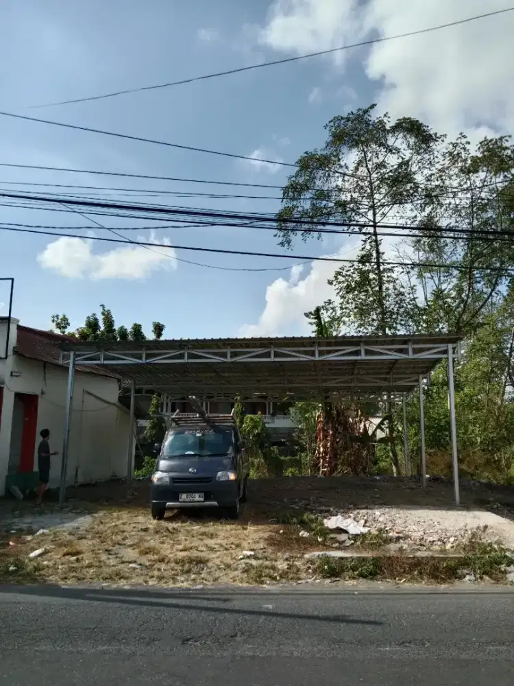 Pemasangan kanopi baja ringan