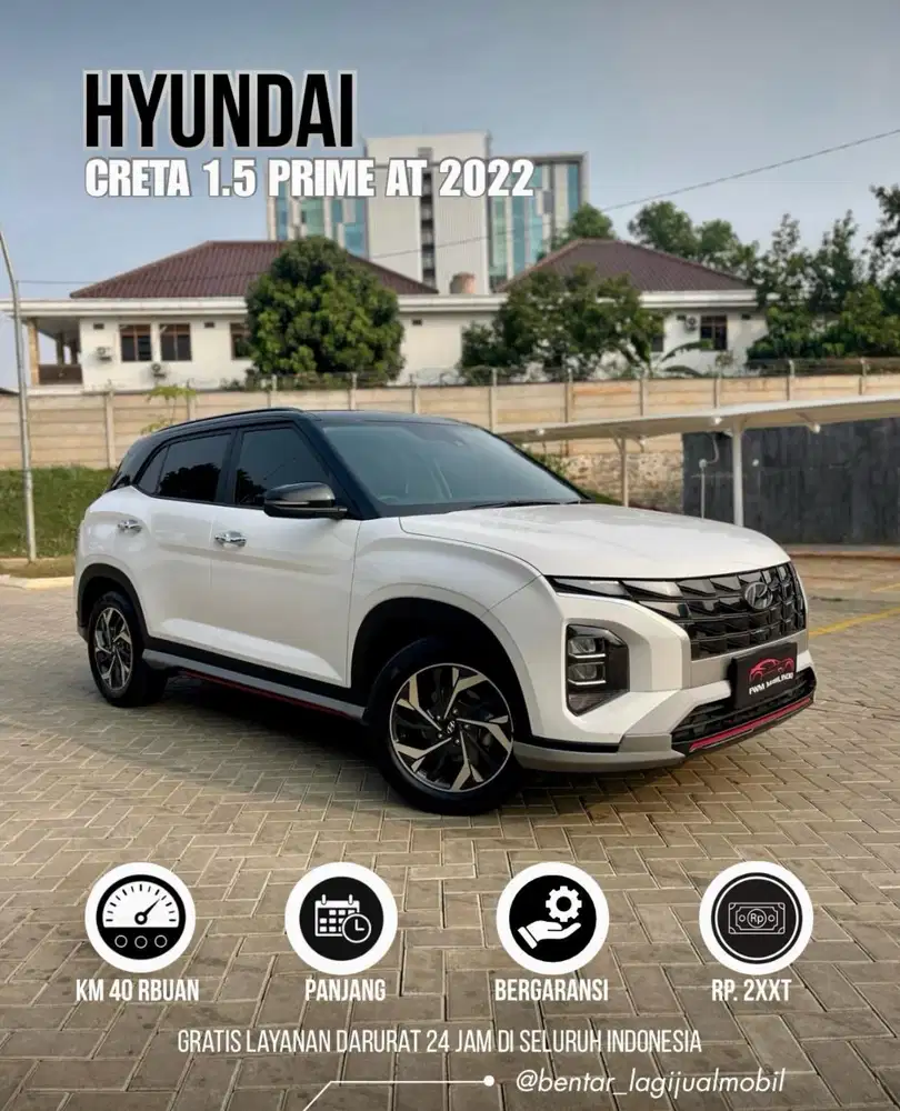 (ISTIMEWA) Hyundai Creta 1.5 Prime AT 2022
