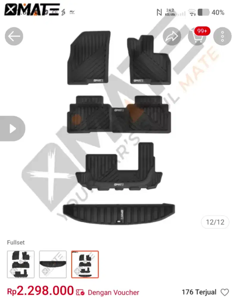 Karpet 3D chery tiggo 8 semua type