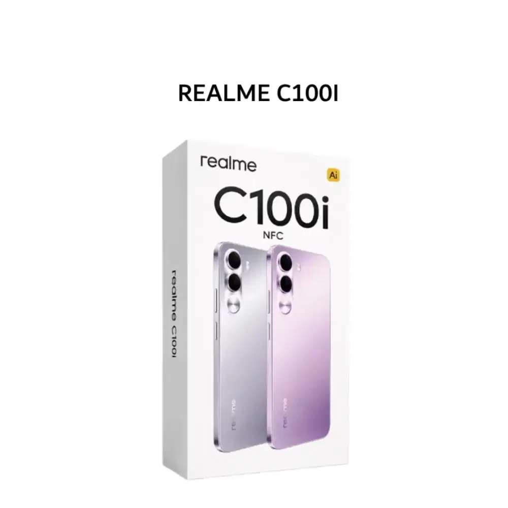 REALME C100i 6+10/128GB NEW SEGELBOX RESMI GARANSI 1 TAHUN