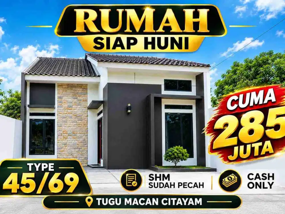 Rumah siap huni legalitas aman lokasi ragajaya citayam