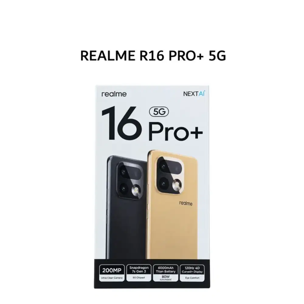 REALME 16 PRO PLUS 12+14/512GB NEW SEGELBOX GARANSI RESMI 1 TAHUN