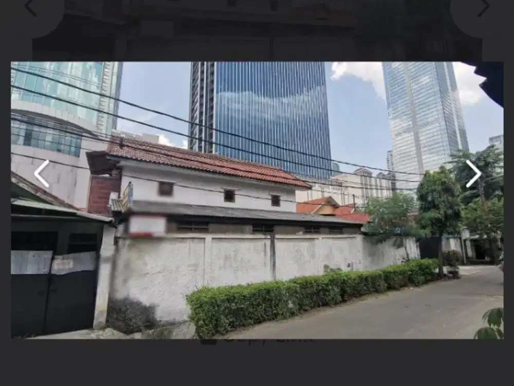 DIJUAL Rumah berlokasi di Tengah Pusat Kota Jakarta, strategis di dalam Zona Perkantoran dan Zona Komersil