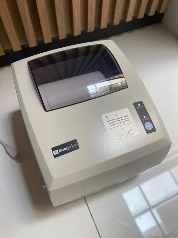 Blueprint BP-TD110 Printer Label/Resi – Jarang Dipakai, Lengkap Box