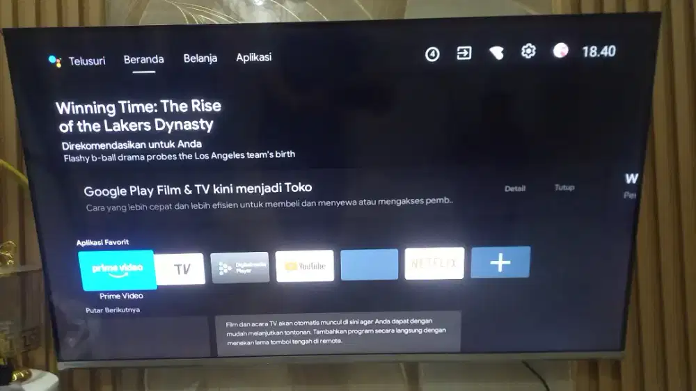 Di jual tv toshiba 43 in