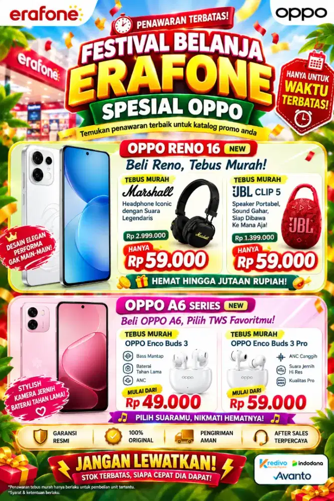 FESTIVAL BELANJA ERAFONE — SPESIAL OPPO!