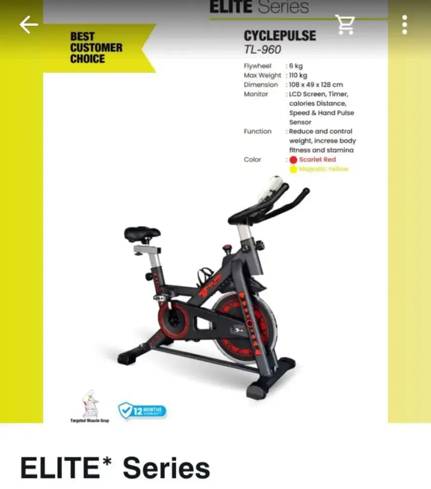 Sepeda fitness tl 960